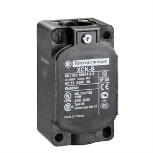 Corpo interruptor final zcks – sem ecrã - 1 na + 1 nf - fixo - plástico