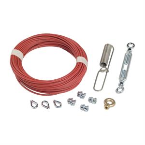 Kit montagem - ø 3.2 mm - l 25.5 m - interruptor de corda paragem de emergência