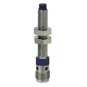 Sensor indutivo xs2 m8 – l 61 mm - inoxidável – sn 2,5 mm - 12..24 vcc - m12