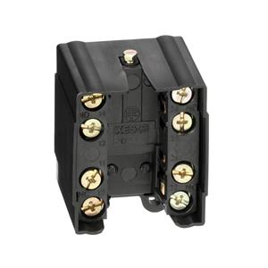 Bloco contacto interruptor de posición xesp - 2con o ruptura brusca, simultâneo -plateado