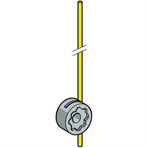 limit switch lever ZCKY - glass fiber round rod lever 3 mm L=125 mm - -25..+70°C