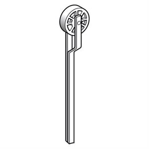 limit switch lever XCRZ - thermoplastic roller lever for limit switch