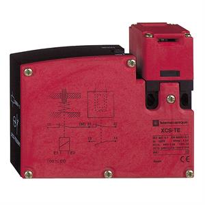 plastic safety switch XCSTE - 2 NC - slow break - 1entry tapped M16 - 24 V