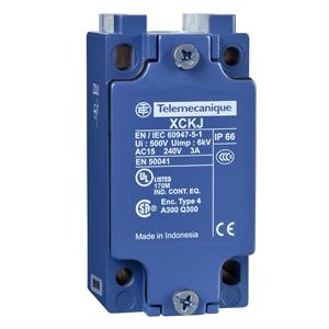 Corpo interruptor final zckj - sem ecrã - 1 na + 1 nf - fixo - metal - m20