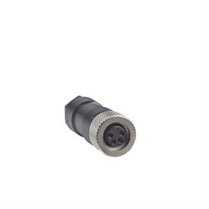 Ligador recto fêmea aro metálico m8-4 pinos ligador idc axial
