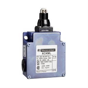 Interruptor de posição xckml - êmbolo rolo aço - 2x(1nc+1no) - ruptura brusca - m20