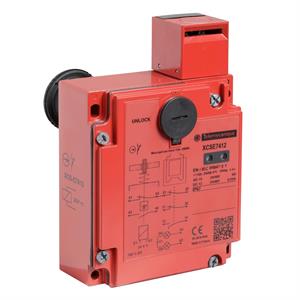 metal safety switch - 2NC + 1NO - slow break - 2 entries tapped M20- 24V