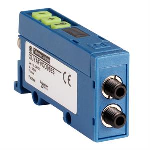 Sensor fotoeléctrico - xuy - amplificação de fibra - vidrio - 12..24vdc - cable 2m