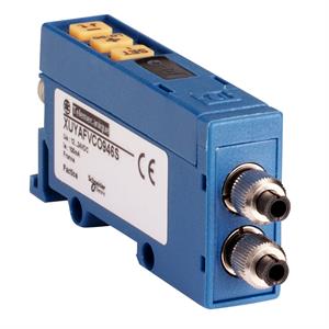 Sensor fotoeléctrico - xuy - amplificação de fibra - plástico - 12..24vdc - m8