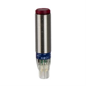 Sensor fotoeléctrico - transm. feixe passante - ao longo do eixo da caixa - conector m12