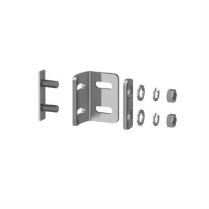 Suporte curvo - conjunto de 4 suportes de fixação