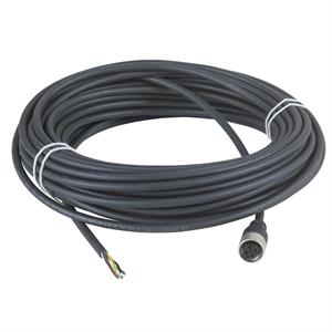 Conector m12 - fêmea - recto - 5 pins - 15m pre-cabod