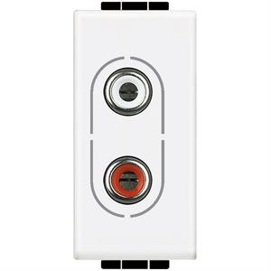 N4281 LL-TOM.AUDIO 2 X RCA 1MD BRANC