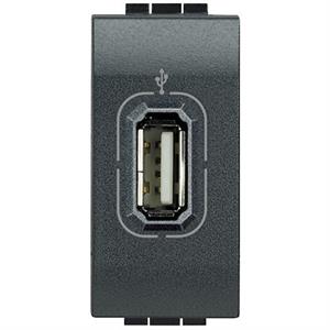 L4285 LL-TOMADA USB 1MD ANTRACITE