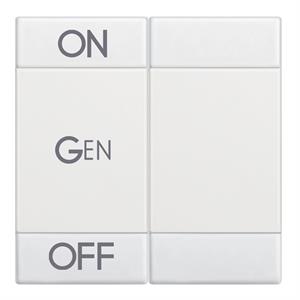 N4911M2AFN LL-TECLA ON/OFF/GEN 2MD BRANCO