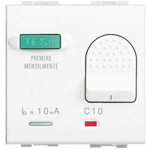 N430510 LL-DISJ.DIF.1P+N 10A 3KA BRANC