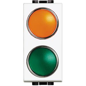 N4372AV LL-SINALIZ.LARANJA+VERDE BRANC