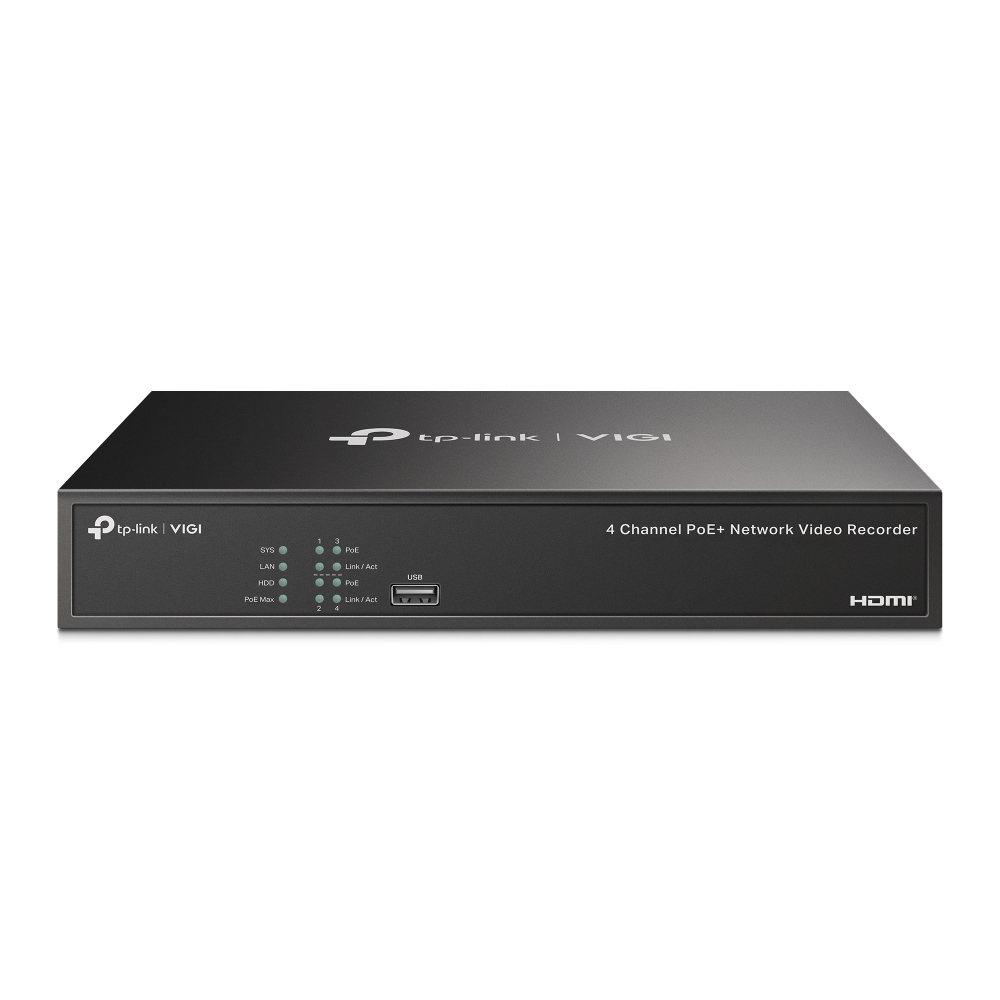 NVR1004H4P GRAVADOR 4CH PoE 1H