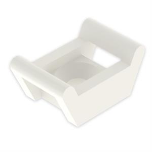 Base aparafusável Unex, em U60X cor preto