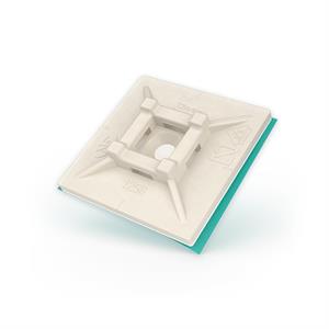 Base adesiva Unex 30x30, em U60X cor natural