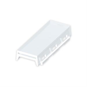 Porta-etiquetas Unex, em PC (policarbonato) transparente