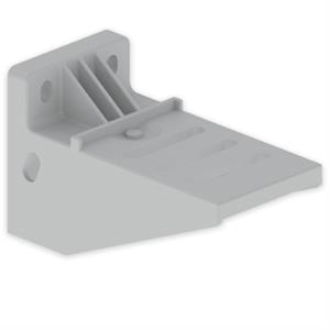 Suporte horizontal Unex 100mm, em U23X cor cinzento
