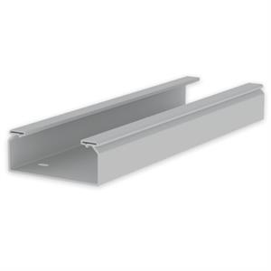 Caminho de cabos liso Unex 60x150, em U23X cor cinzento