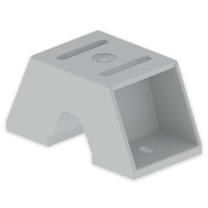 Suporte vertical Unex 150mm, em U23X cor cinzento