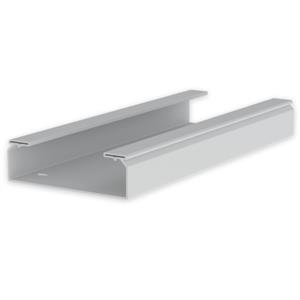 Caminho de cabos liso Unex 60x200, em U23X cor cinzento