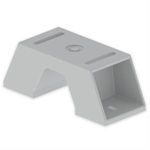 Suporte vertical Unex 200mm, em U23X cor cinzento