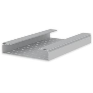 Caminho de cabos perfurado Unex 60x300, em U23X cor cinzento