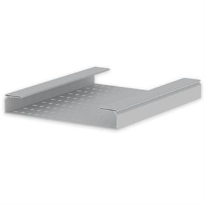 Caminho de cabos perfurado Unex 60x400, em U23X cor cinzento