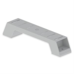 Suporte vertical Unex 400mm, em U23X cor cinzento