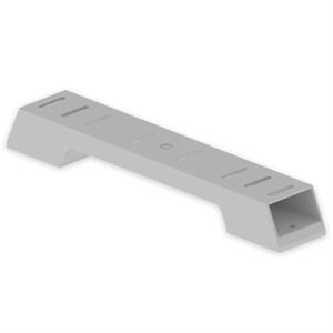Suporte vertical Unex 600mm, em U23X cor cinzento