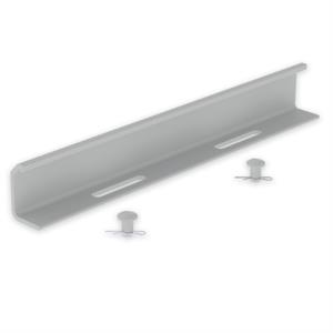 União entre troços com pernos Unex 60mm, em U23X cor cinzento