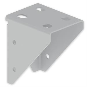 Conector Omega perfurada Unex, em aço inoxidável cor cinzento