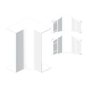 Ângulo interior Unex 50x150, em U24X cor branco
