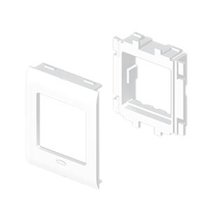 Adaptador 1 mecanismo Unex, tampa 65mm, em U24X cor branco