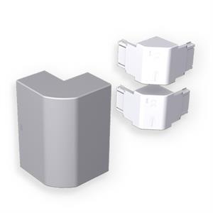 Ângulo exterior Unex 50x150, em U24X cor alumínio