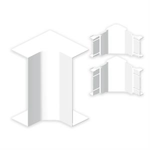 Ângulo interior Unex 50x150, em U24X cor alumínio