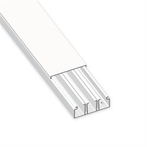 Moldura Unex com 2 separadores 20x75, em U23X cor branco