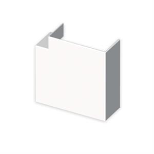 Ângulo plano Unex 40x110, em U24X cor branco
