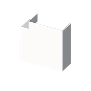 Ângulo plano Unex 60x230, em U24X cor branco