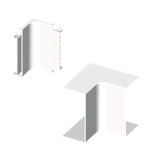 Ângulo interior Unex 60x230, em U24X cor branco