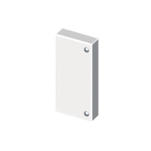 Tampa final Unex 60x230, em U24X cor branco