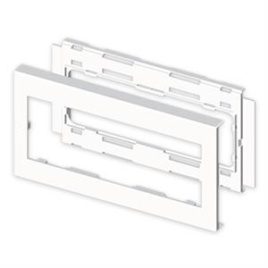 Quadro Unex para mecanismos 110mm, em U24X cor branco
