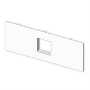 Placa Unex para 1 mecanismo Mosaic, em U24X cor branco