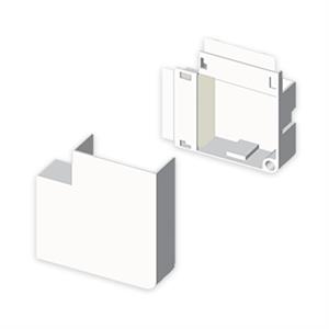 Ângulo plano Unex 16x30, em U24X cor branco