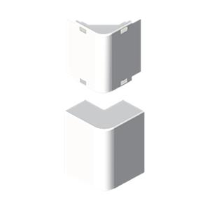Ângulo exterior Unex 20x75, em U24X cor branco