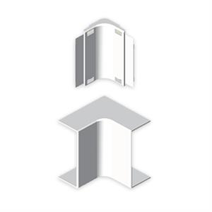 Ângulo interior Unex 16x30, em U24X cor branco